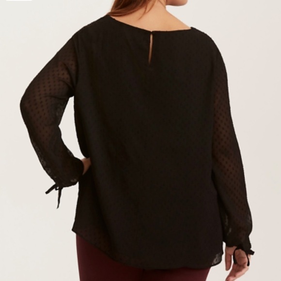 Torrid chiffon floral embroidered top blouse 00 - Picture 5 of 5